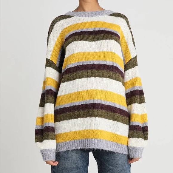 TOPSHOP Stripe Sweater - Picture 6 of 9